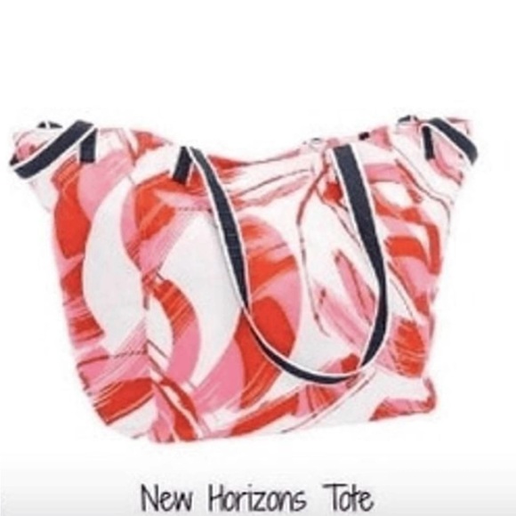 Thirty One New Horizons Tote in Dancing Coral - Picture 2 of 8